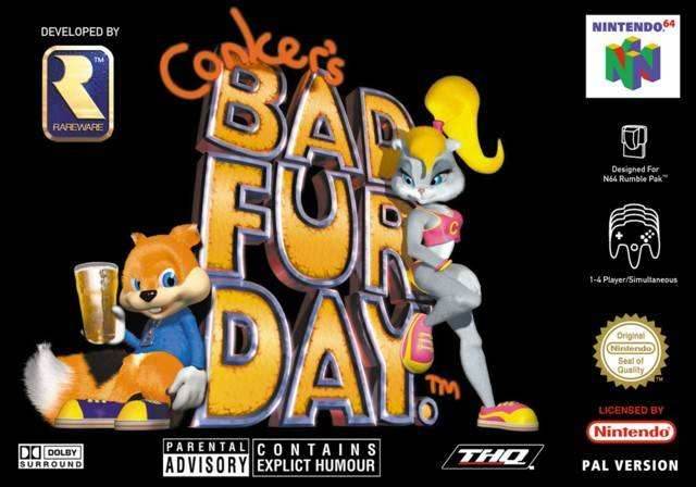 Conker's Bad Fur Day [European Import] (Nintendo 64) - Game Only