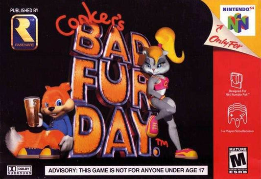 Conker's Bad Fur Day (Nintendo 64) - Game Manual Only