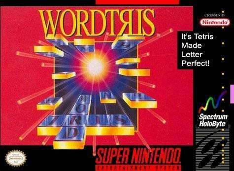 Wordtris (Super Nintendo) - Game Manual Only