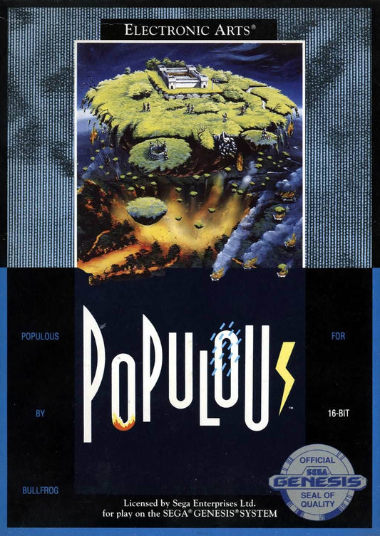 Populous (Sega Genesis) - Game Manual Only