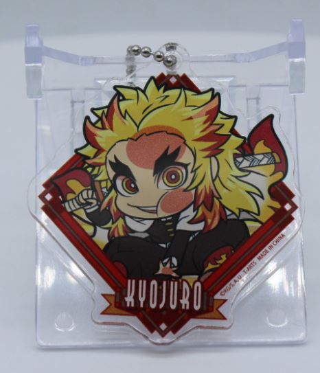 DEMON SLAYER 9 PILLARS KYOJURO RENGOKU ACRYLIC KEYCHAIN
