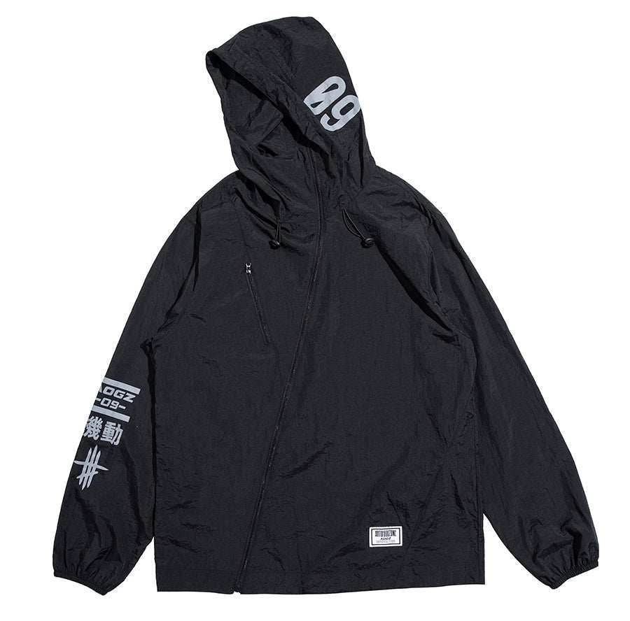 DuskJ4 Scar 09 Windbreaker - White / S