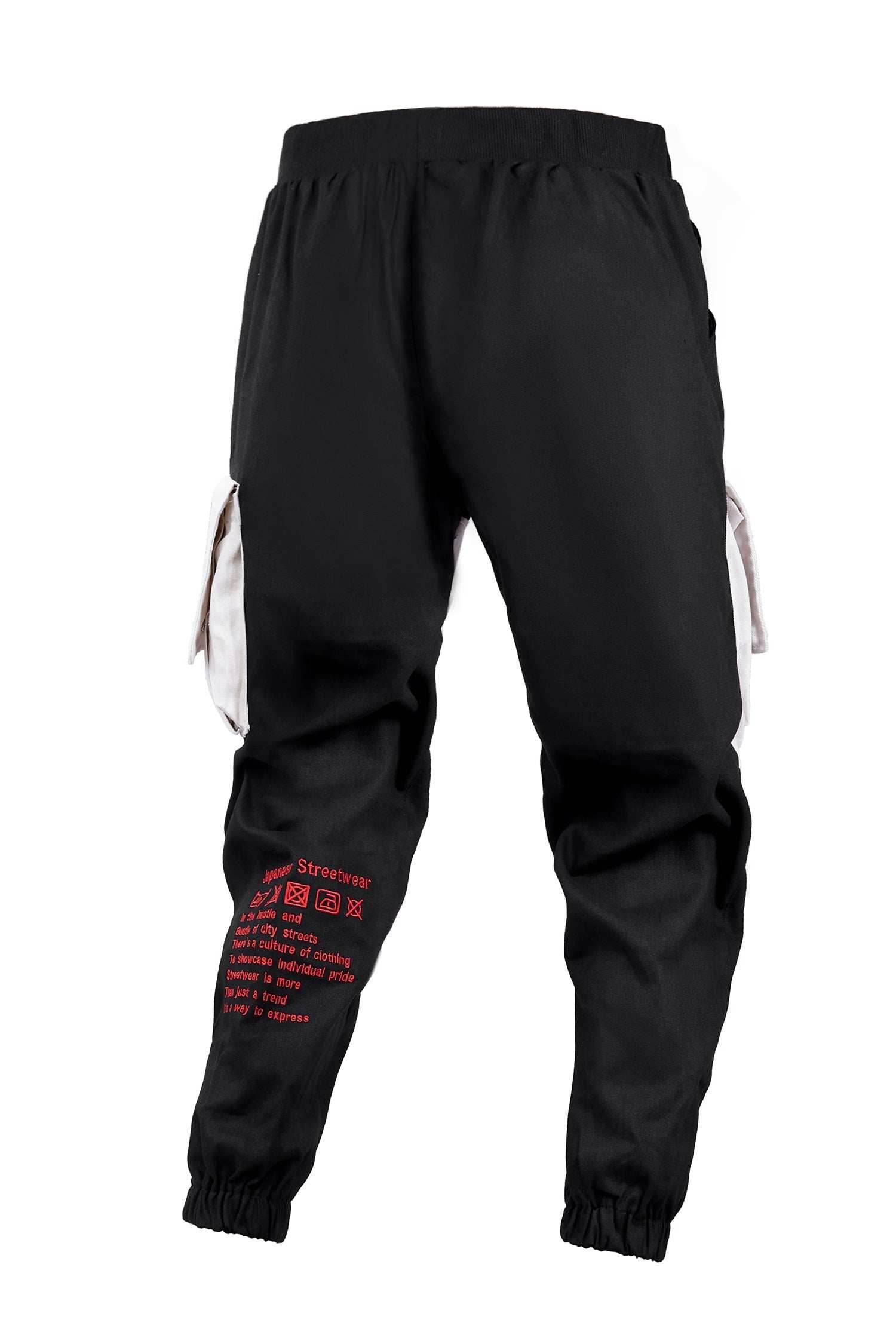 FY821 Japanese Cargo Joggers - Black / S