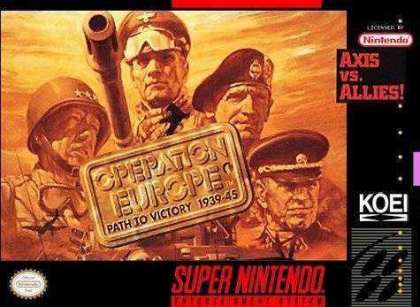 Operation Europe Path to Victory 1939-45 (Super Nintendo) - Game Manual Only
