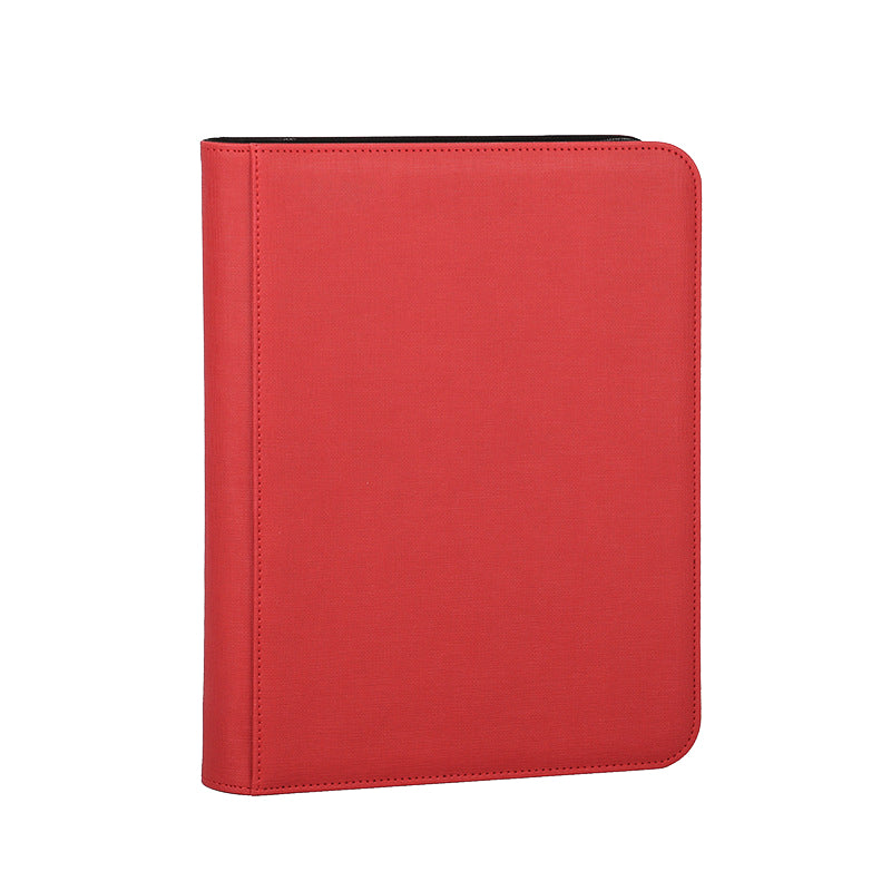 Leather Zipper Section Card Book Game Card Book Collection Book