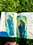 Grim Reaper Bookmark - Handcrafted Gothic Bookmark, Dark Fantasy Gift, Unique Skull & Reaper Design, Perfect for Horror Lover