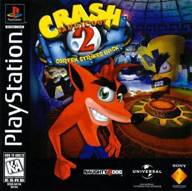 Crash Bandicoot 2: Cortex Strikes Back (Playstation) - Game Manual Only