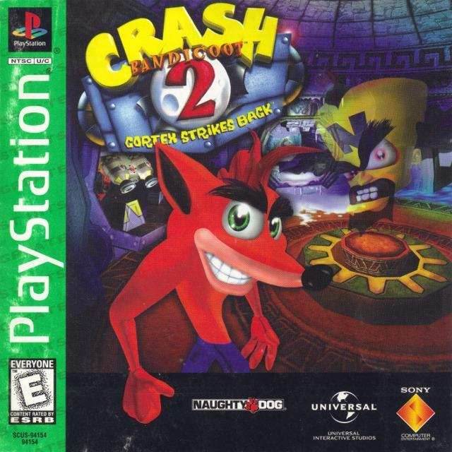 Crash Bandicoot 2: Cortex Strikes Back (Greatest Hits) (PlayStation) - Game Manual Only