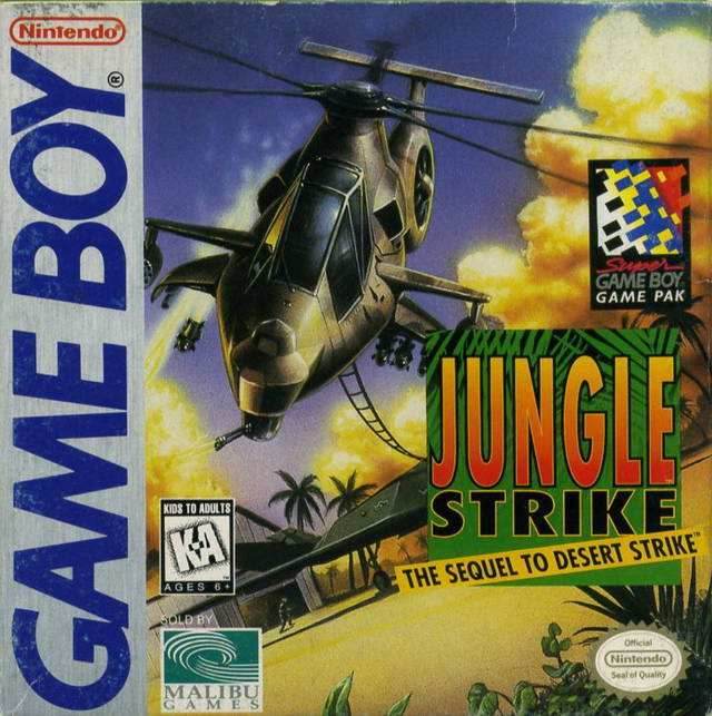 Jungle Strike (Gameboy) - Game Manual Only