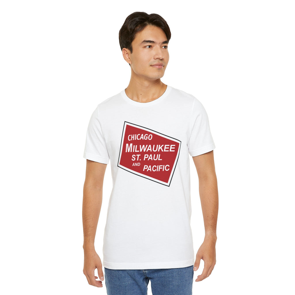 Chicago, Milwaukee, St. Paul and Pacific Railroad Logo Tee "The Milwaukee Road"
