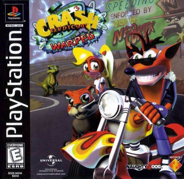 Crash Bandicoot Warped (Playstation) - Game Manual Only