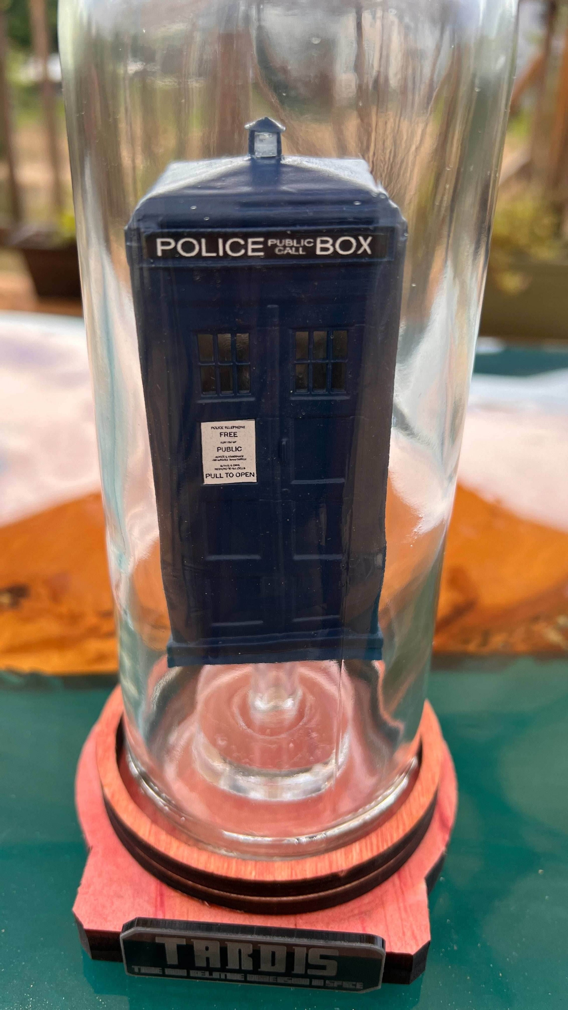 Doctor Who TARDIS in A Bottle - With Stand