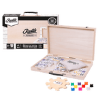 Rustik Deluxe Wood Case: Mexican Train Game - 