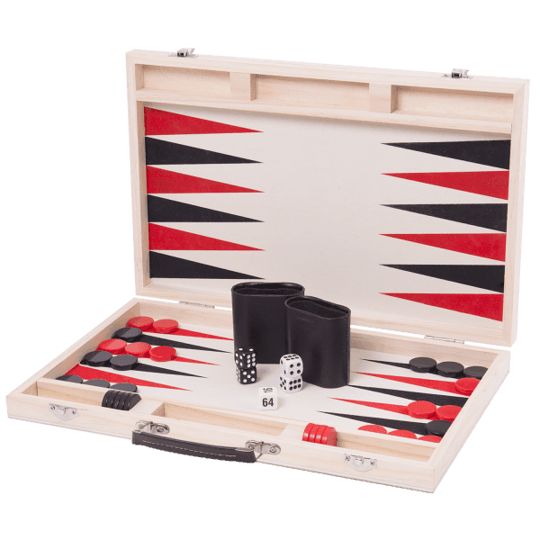 Rustik Deluxe Wood Case: Backgammon - 