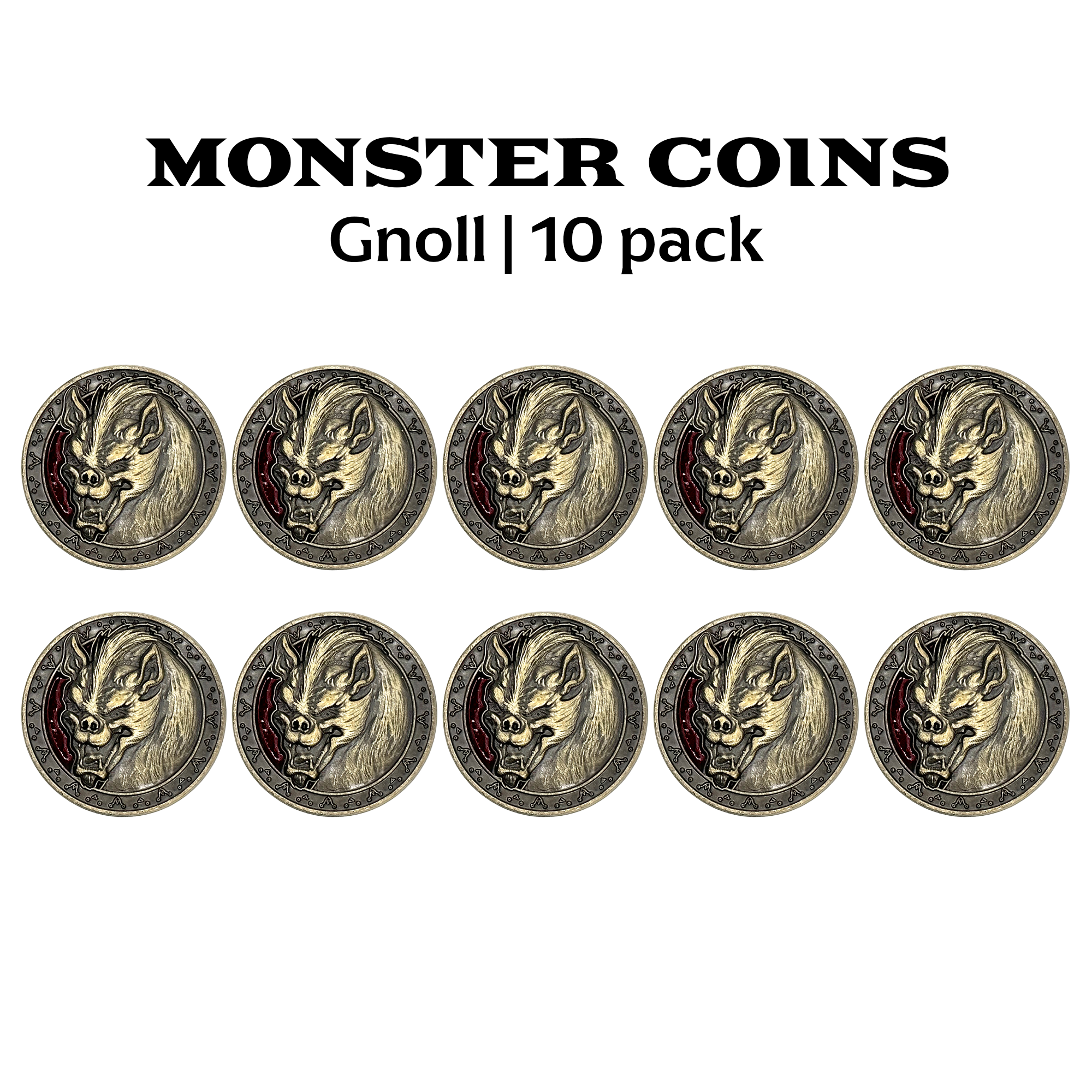 Monster Coins - Gnoll - 10 Pack