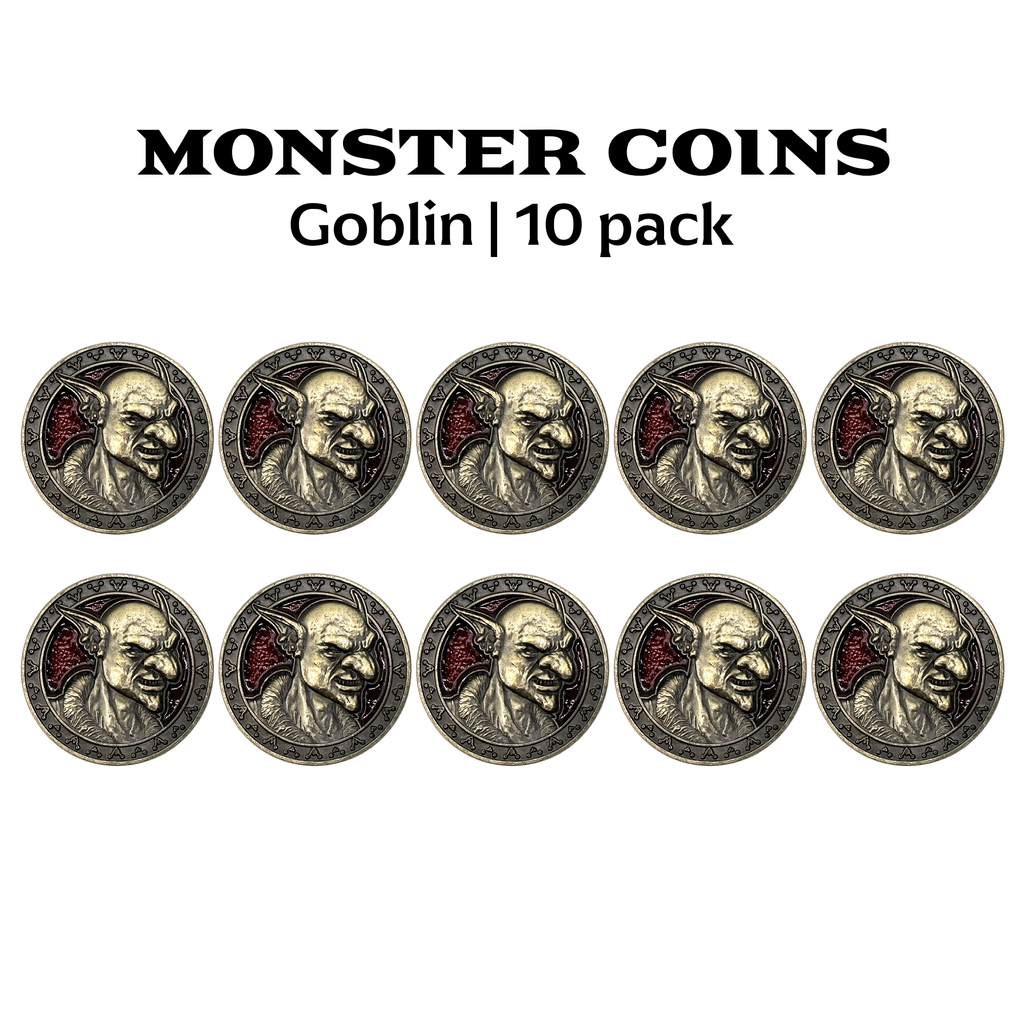 Monster Coins - Goblin - 10 Pack