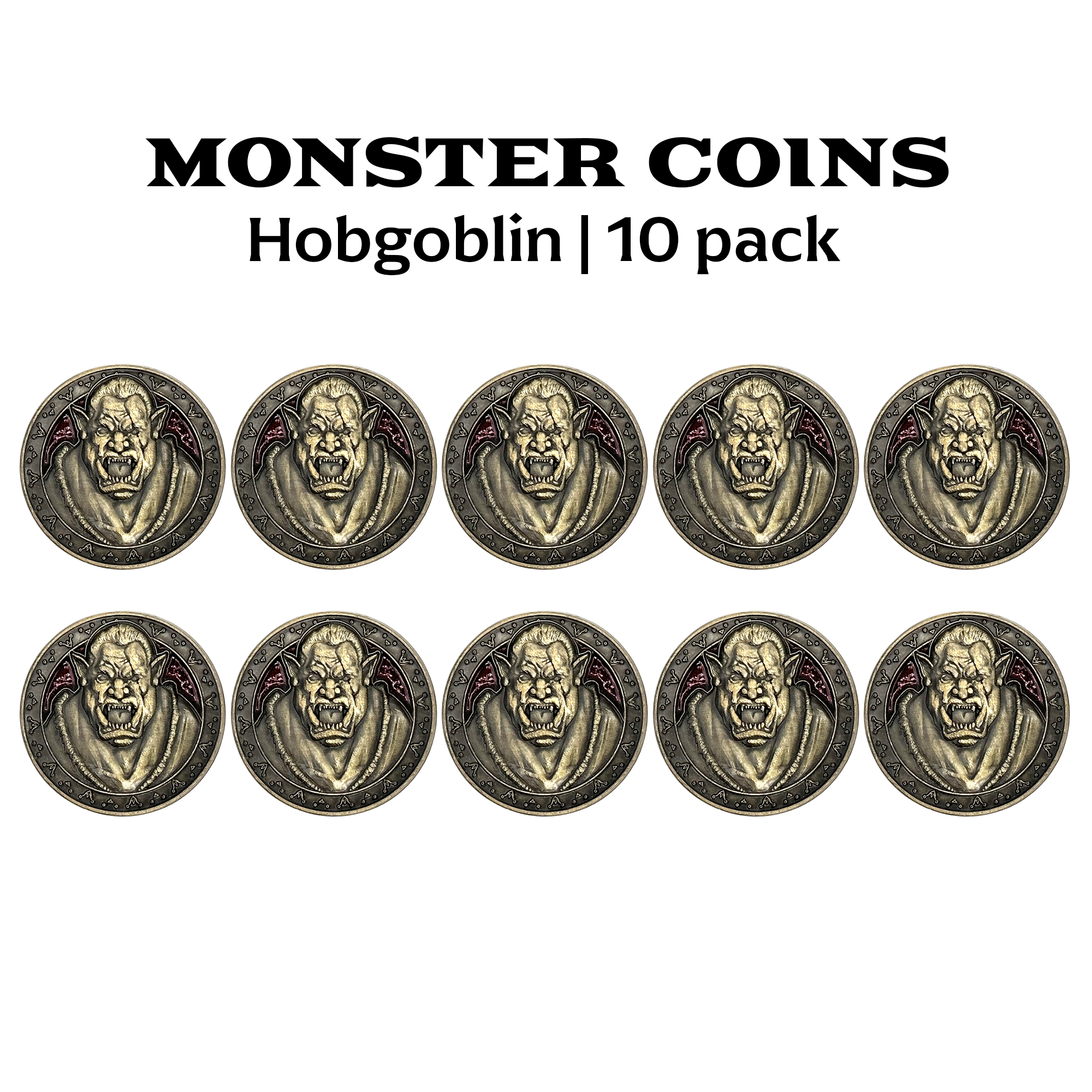 Monster Coins - Hobgoblin - 10 Pack