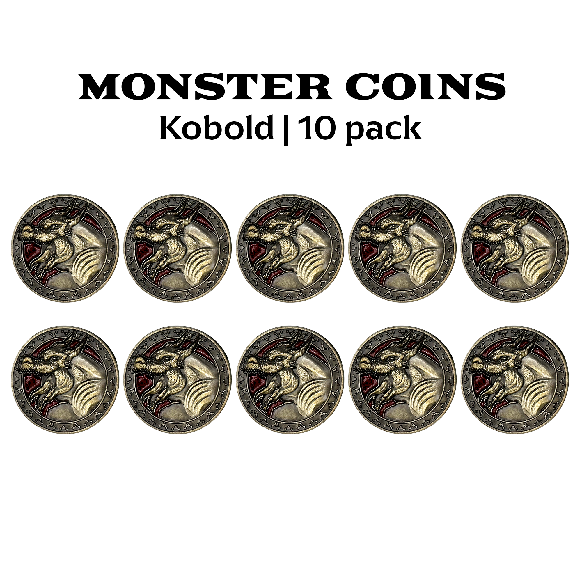 Monster Coins - Kobolds - 10 Pack