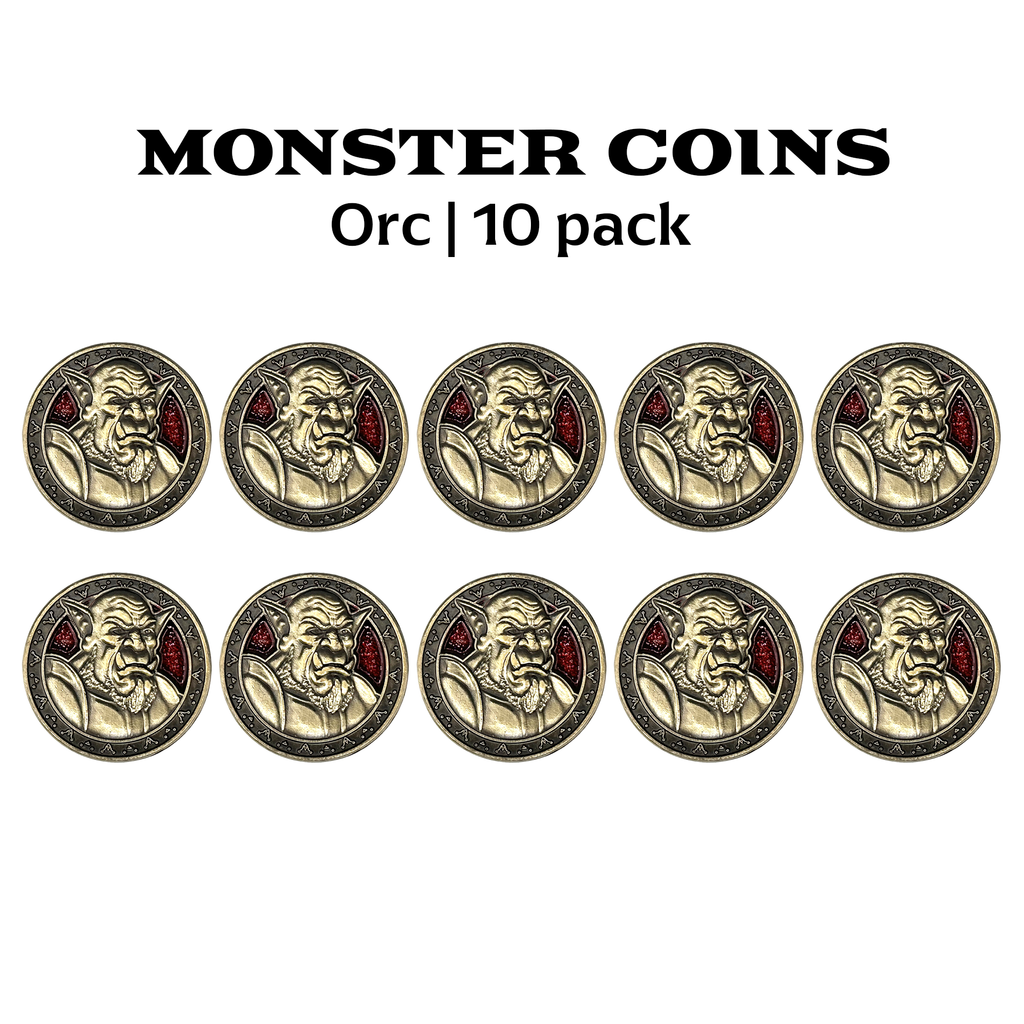 Monster Coins - Orcs - 10 Pack