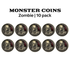 Monster Coins - Zombies - 10 Pack