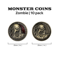 Monster Coins - Zombies - 10 Pack