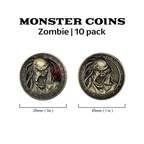 Monster Coins - Zombies - 10 Pack
