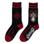 FootClothes x Aborted Death Kitty Crew Socks - 