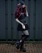 FootClothes x Aborted Death Kitty Crew Socks