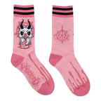 FootClothes x Aborted Bubblegum Death Kitty Crew Socks - 