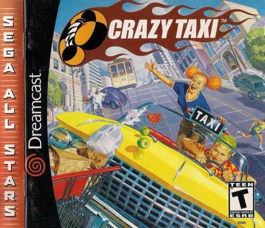 Crazy Taxi (Sega All Stars) (Sega Dreamcast) - Game Manual Only