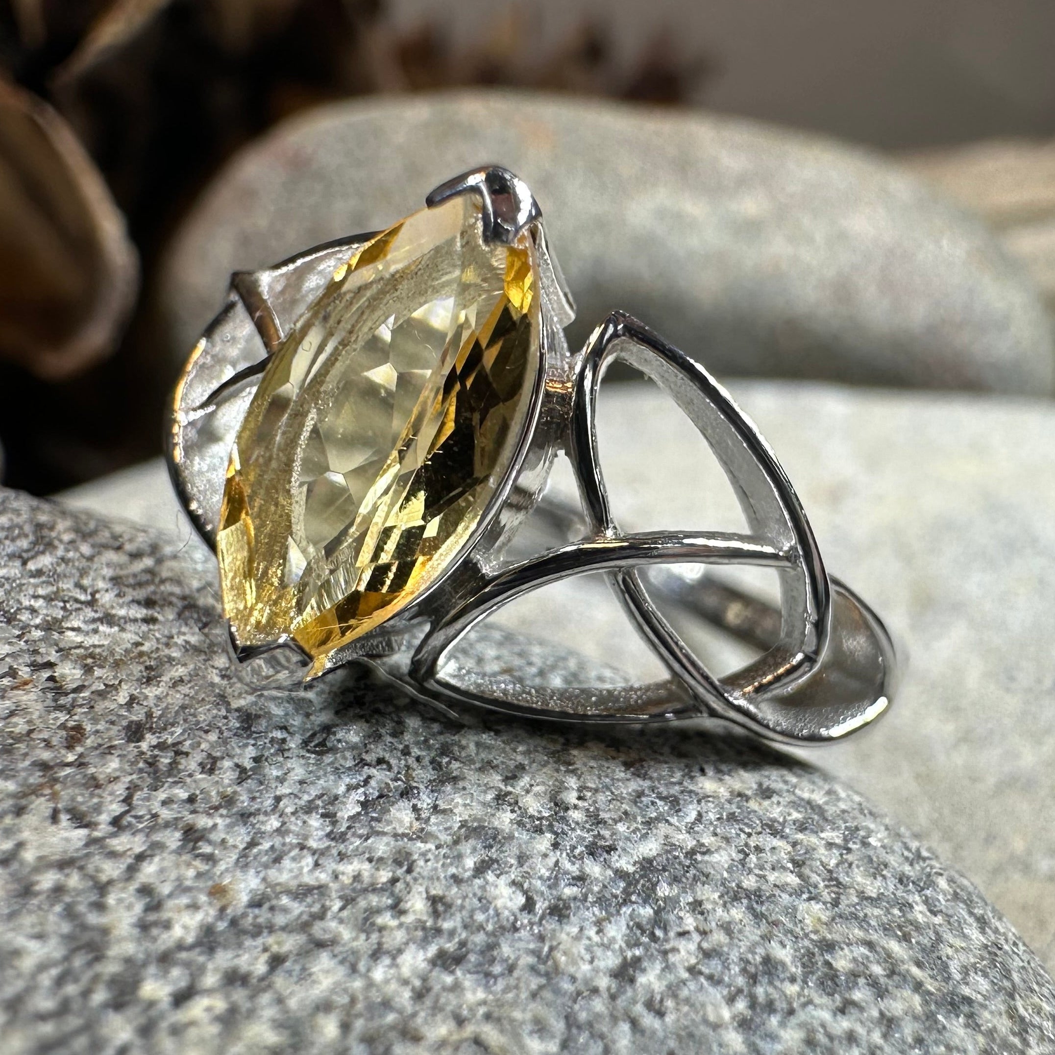 Millicent Celtic Trinity Knot Ring