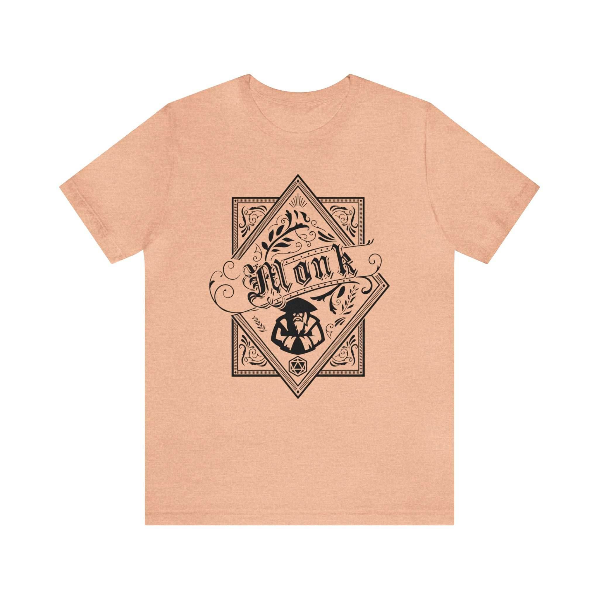 Monk Class Shirt - Heather Peach / S