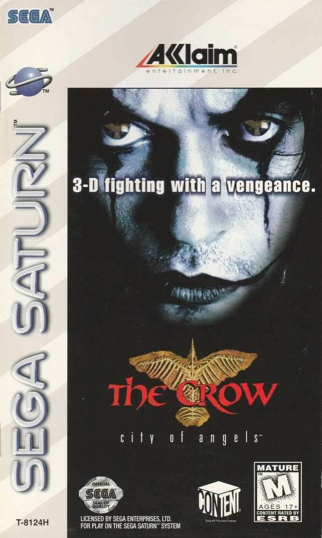 The Crow City of Angels (Sega Saturn) - Game Manual Only