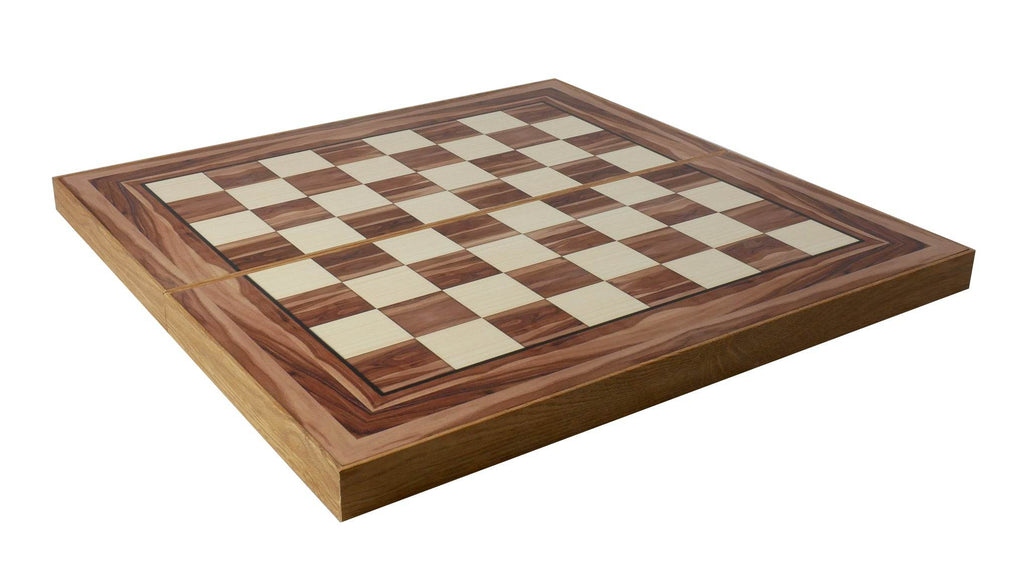 Backgammon - 19" American Walnut Decoupage Backgammon Set