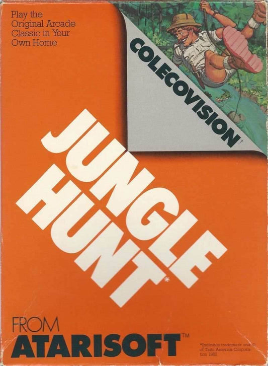 Jungle Hunt (Colecovision) - Game Manual Only