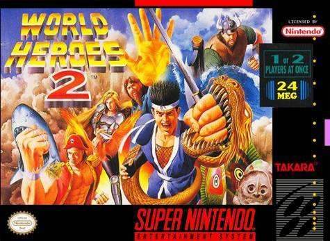 World Heroes 2 (Super Nintendo) - Game Manual Only