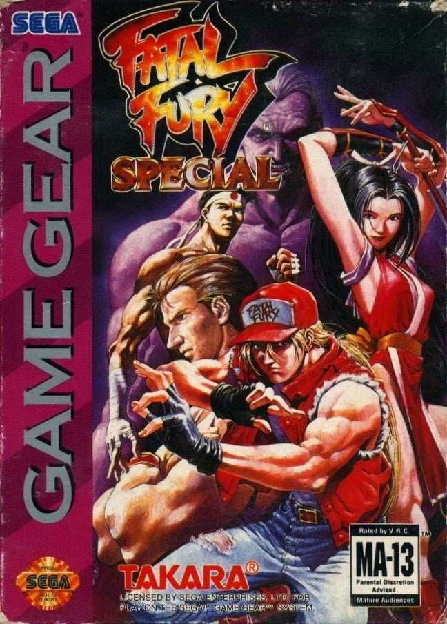 Fatal Fury Special (Sega Game Gear) - Game Manual Only