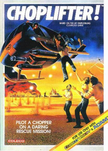 Choplifter! (Colecovision) - Game Manual Only