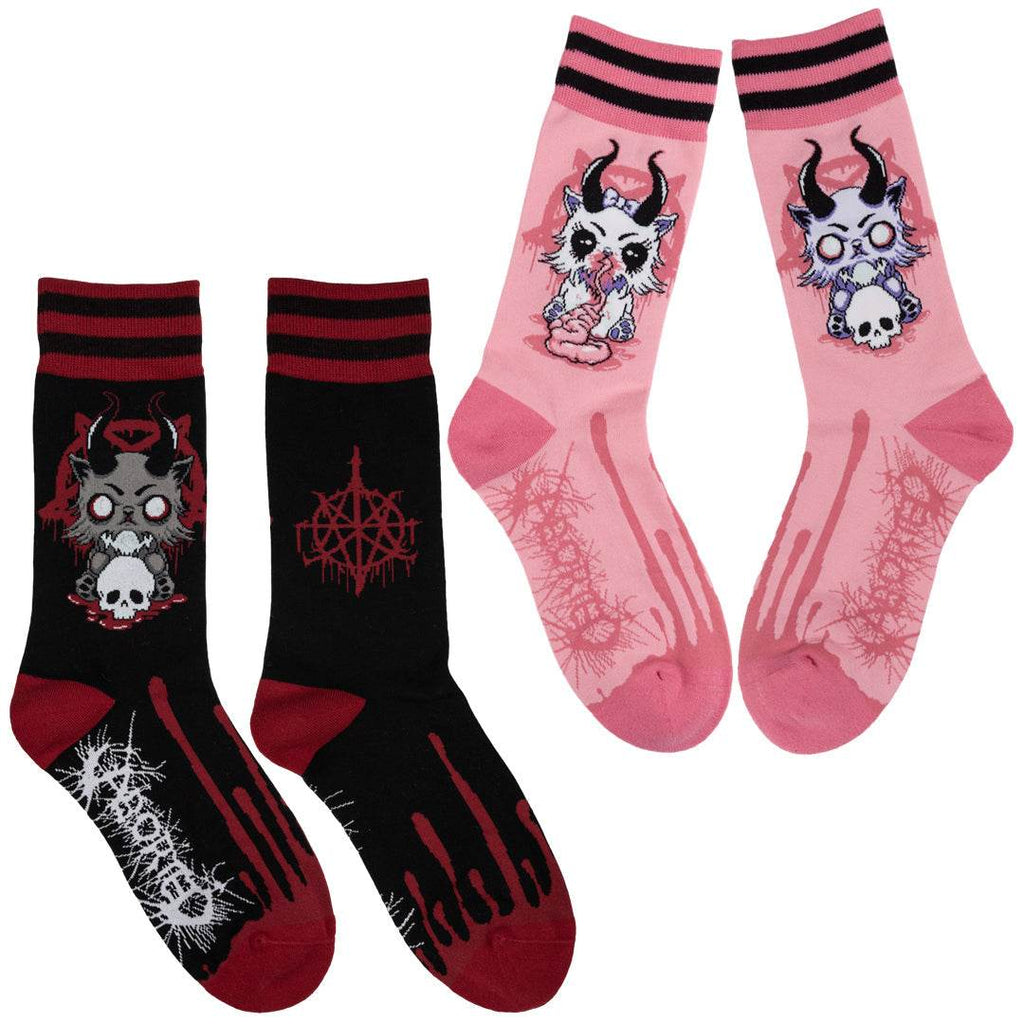 FootClothes x Aborted Super Cute Totally Normal Cats Pack | 2 Designs - 