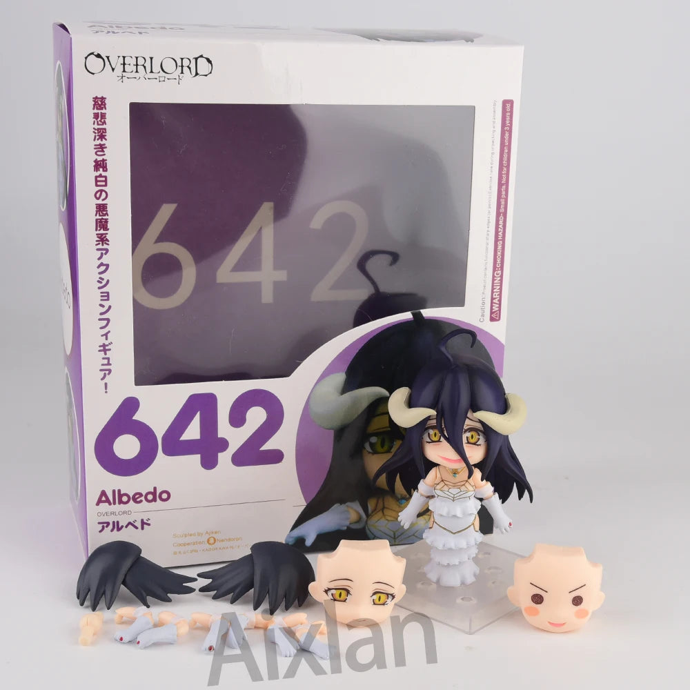 26cm Anime OVERLORD Figure Wedding Dress Albedo PVC Action Figure Toys Collectible Model Toys Kid Gift