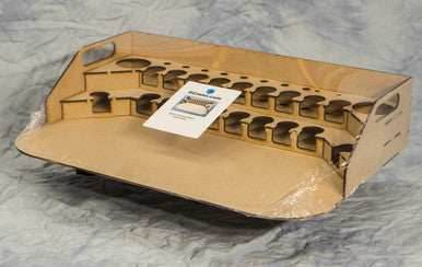 Painting Station Fully Assembled - 26mm, For Vallejo and Army Painter Style Dropper Bottles - 