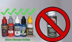 Vertical Paint Rack - 26mm, For Vallejo and Army Painter Style Dropper Bottles - 