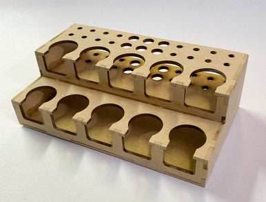 Paint Rack - 26mm Mini, For Vallejo and Army Painter Style Dropper Bottles - 