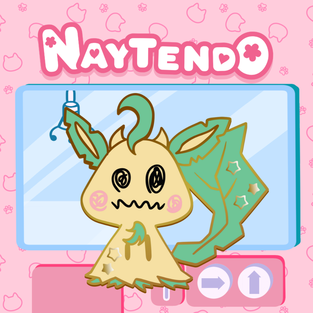Pokemon: Mimikyu Leafeon Enamel Pin