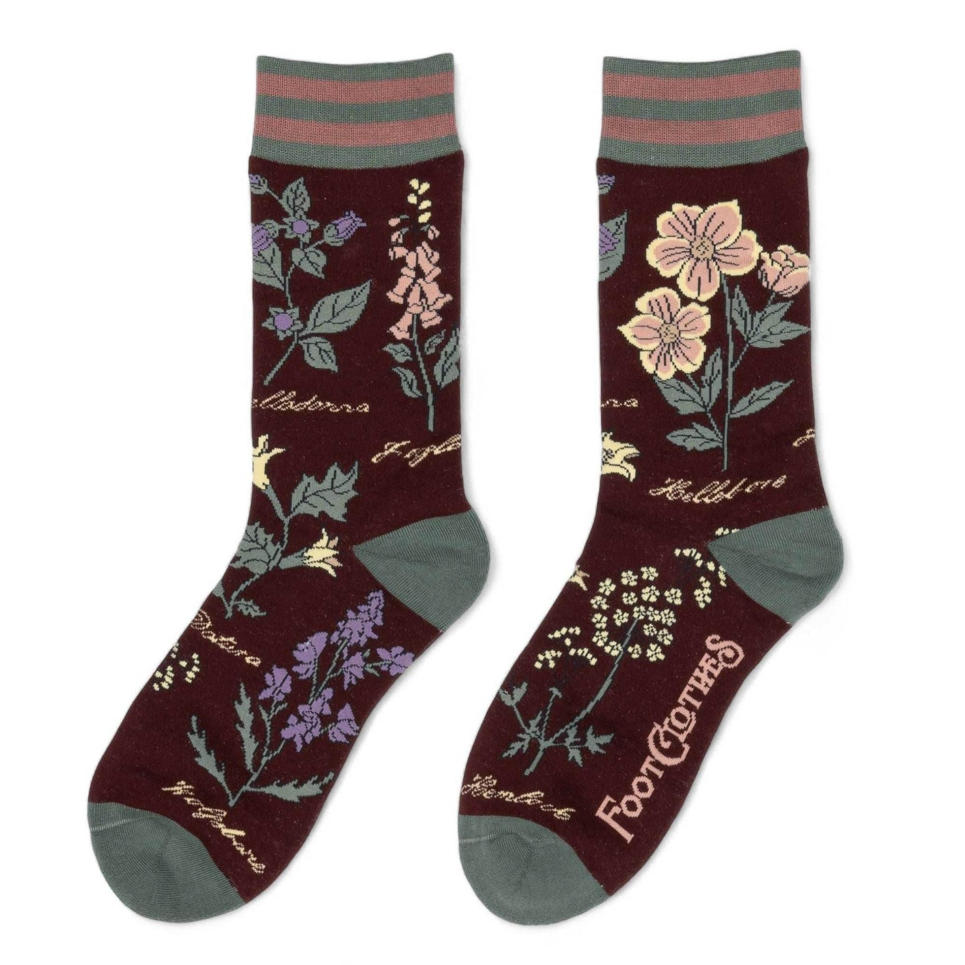 Baneful Botany Crew Socks - 