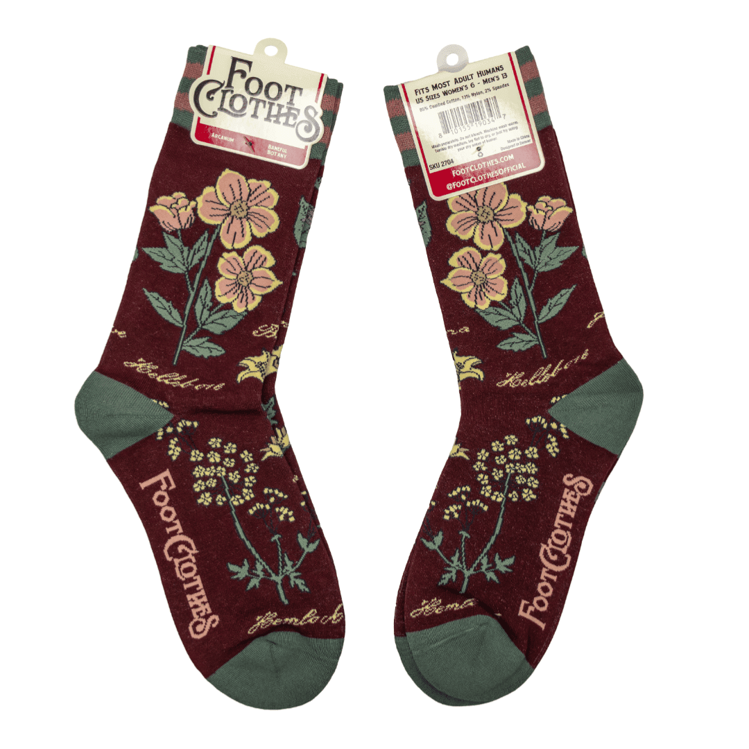 Baneful Botany Crew Socks - 