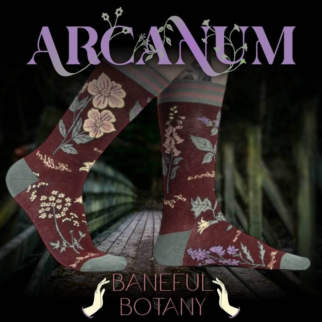 Baneful Botany Crew Socks - 
