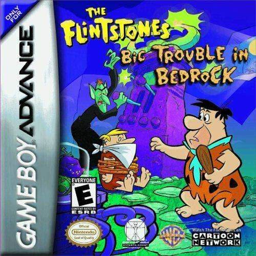 Flintstones Big Trouble in Bedrock (Gameboy Advance) - Game Manual Only