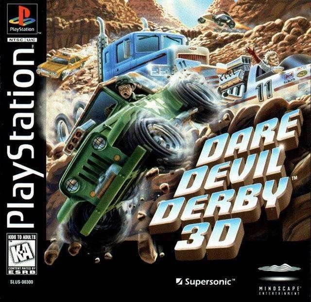 Dare Devil Derby 3D (Playstation) - Game Manual Only