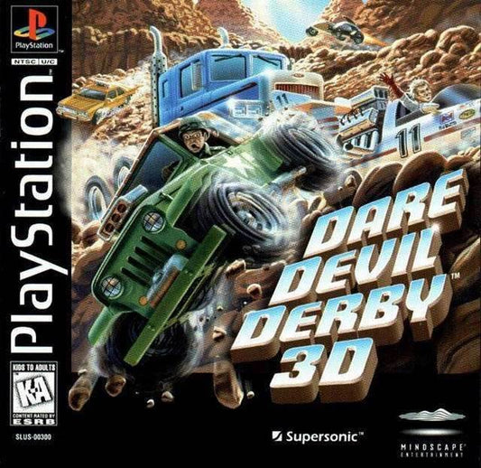 Dare Devil Derby 3D (Playstation) - Game Manual Only